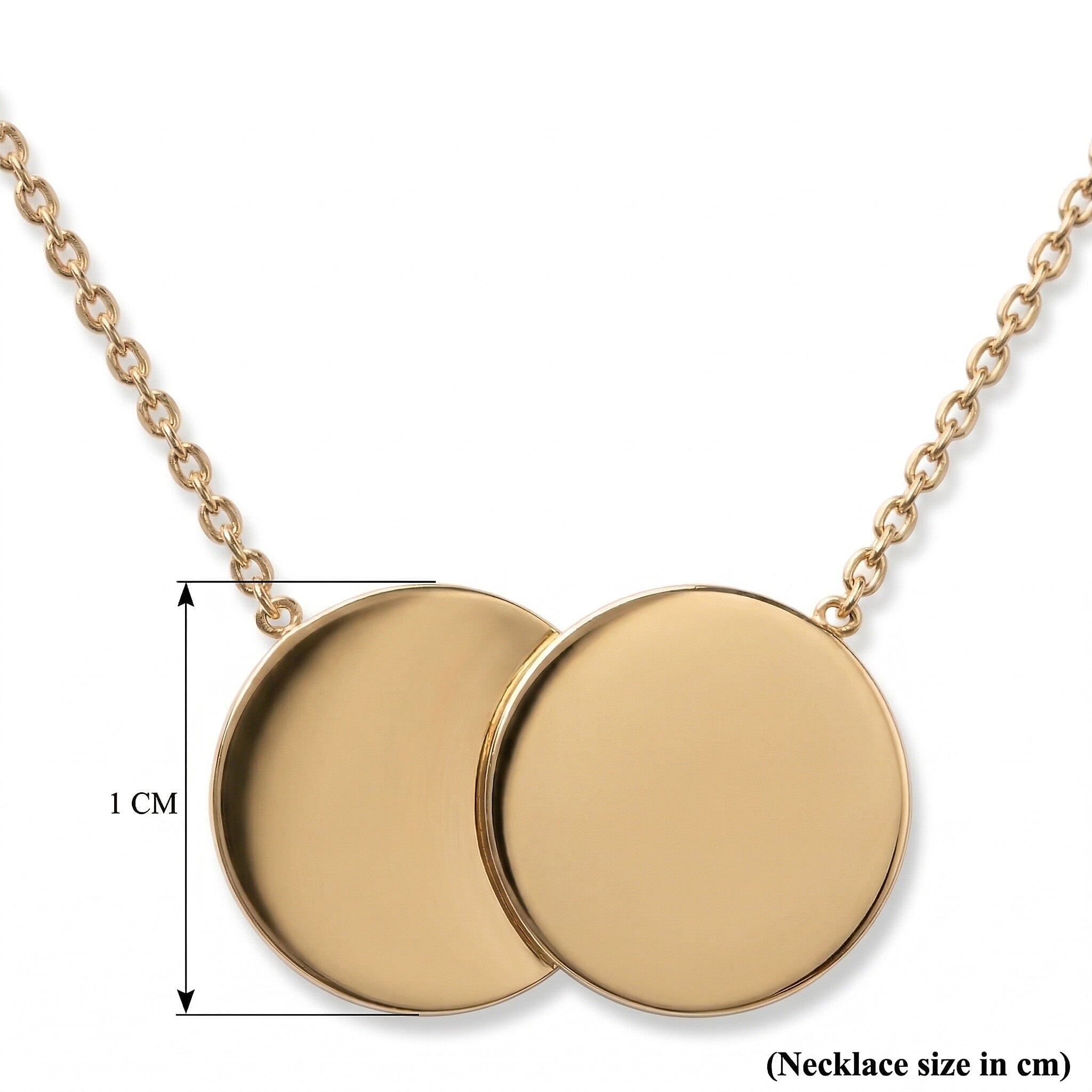 9K Yellow Gold  NecklaceE (Size - 17),  Gold Wt. 2.4 Gms