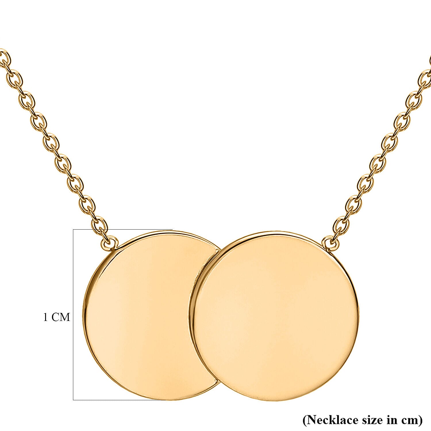 9K Yellow Gold  NecklaceE (Size - 17),  Gold Wt. 2.4 Gms