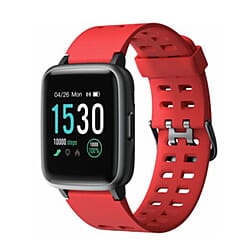 Smart Watch with Heart Rate Monitor, Activity Tracker, Step Counter, Sleep Monitor, Calorie Counter,TouchScreen, Waterproof Smartwatch for Andriod & IOS- Red