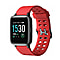 Smart Watch with Heart Rate Monitor, Activity Tracker, Step Counter, Sleep Monitor, Calorie Counter,TouchScreen, Waterproof Smartwatch for Andriod & IOS- Red