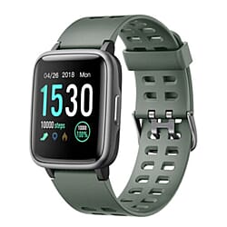Smart Watch with Heart Rate Monitor, Activity Tracker, Step Counter, Sleep Monitor, Calorie Counter,TouchScreen, Waterproof Smartwatch for Andriod & IOS- Green