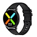 YAMAY Smart Fitness Tracker Waterproof Watch with Heart Rate Monitor for Android & IOS - Black