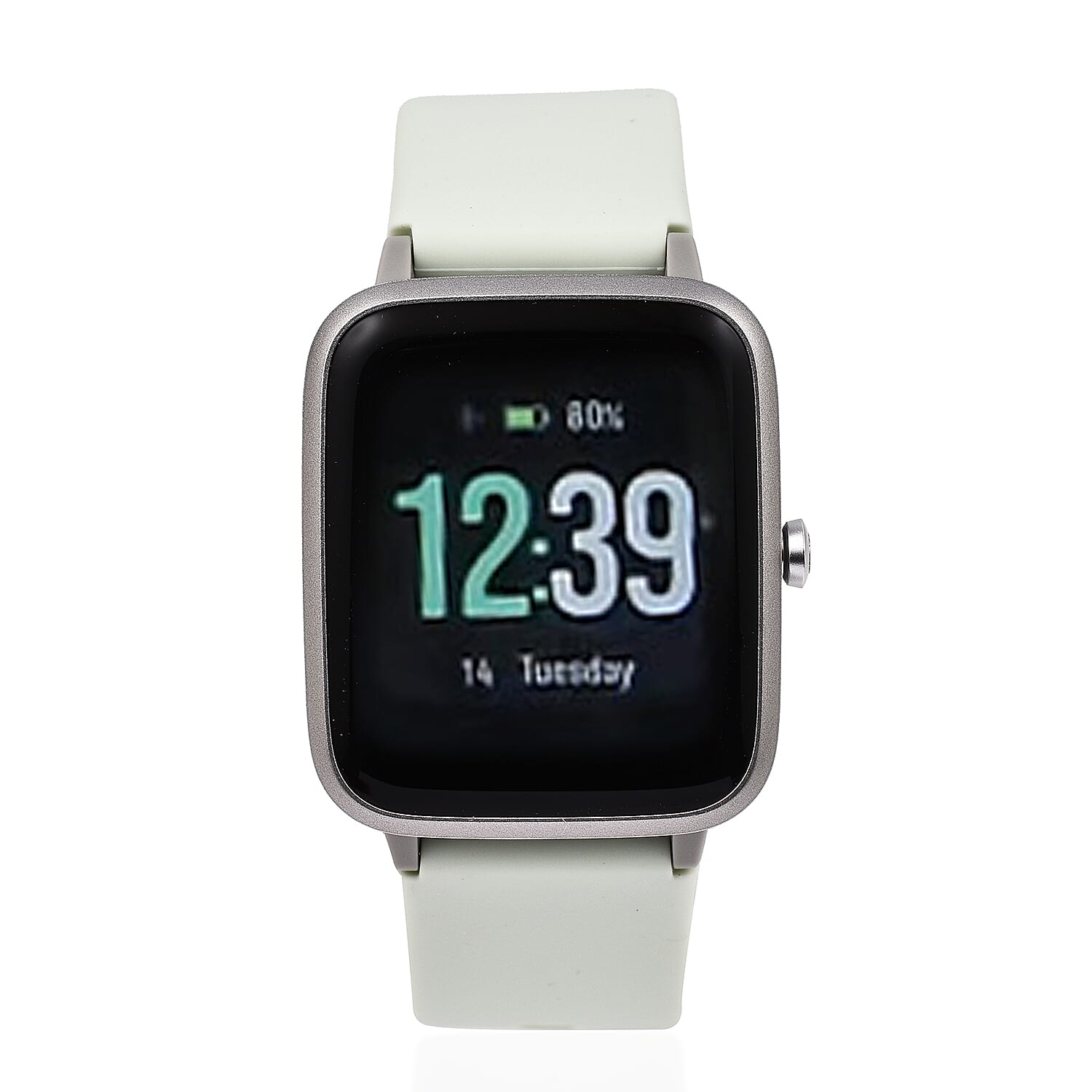 YAMAY SW021 Fitness Tracker Smart Watch with Heart Rate Monitor, IP68 Waterproof and Compatible with IPhone and Android Phones - Mint Green