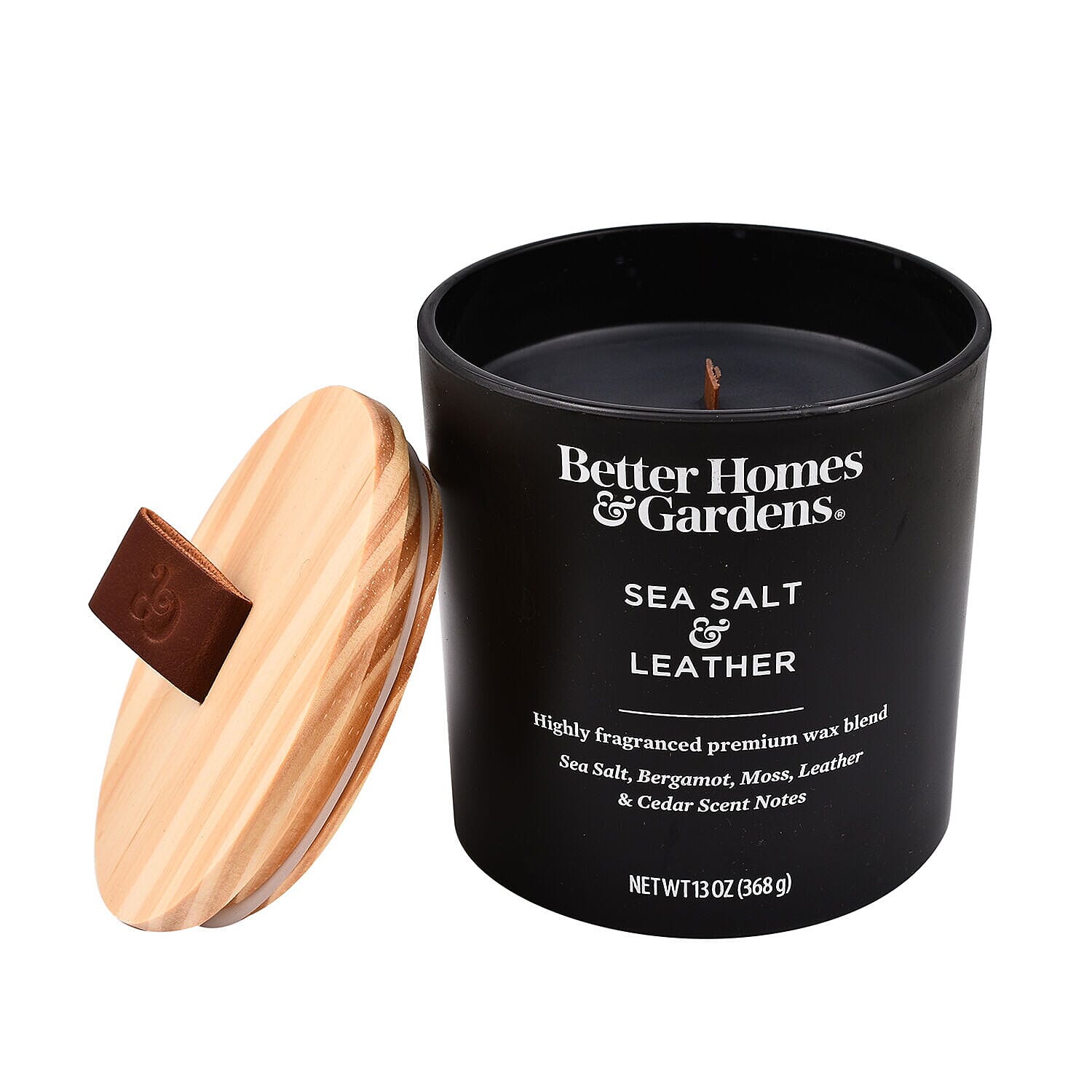 Close Out Deal - Sea Salt & Leather Candle - Highly Fragranced Premium Wax Blend - 368g (13oz)