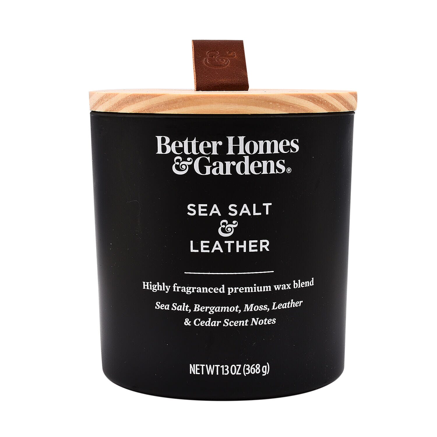 Close Out Deal - Sea Salt & Leather Candle - Highly Fragranced Premium Wax Blend - 368g (13oz)