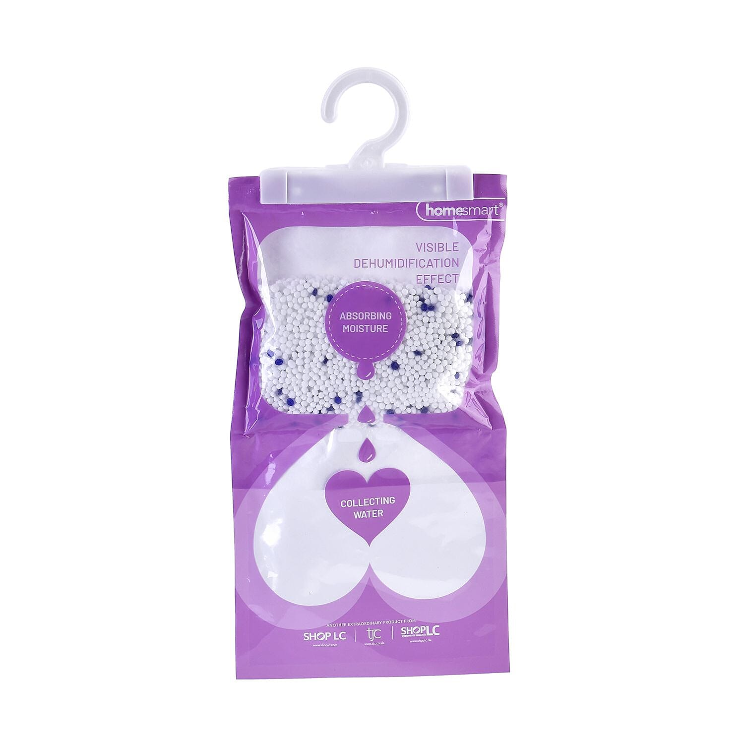 Set of 10 Lavender Dehumidifier Hanging Bags- Prevent Mould Growth And Mildew - Absorbs Moisture