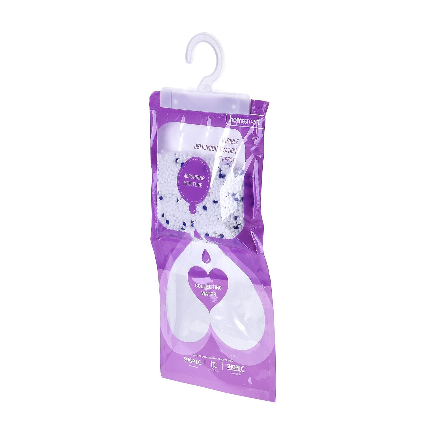 Set of 10 Lavender Dehumidifier Hanging Bags- Prevent Mould Growth And Mildew - Absorbs Moisture
