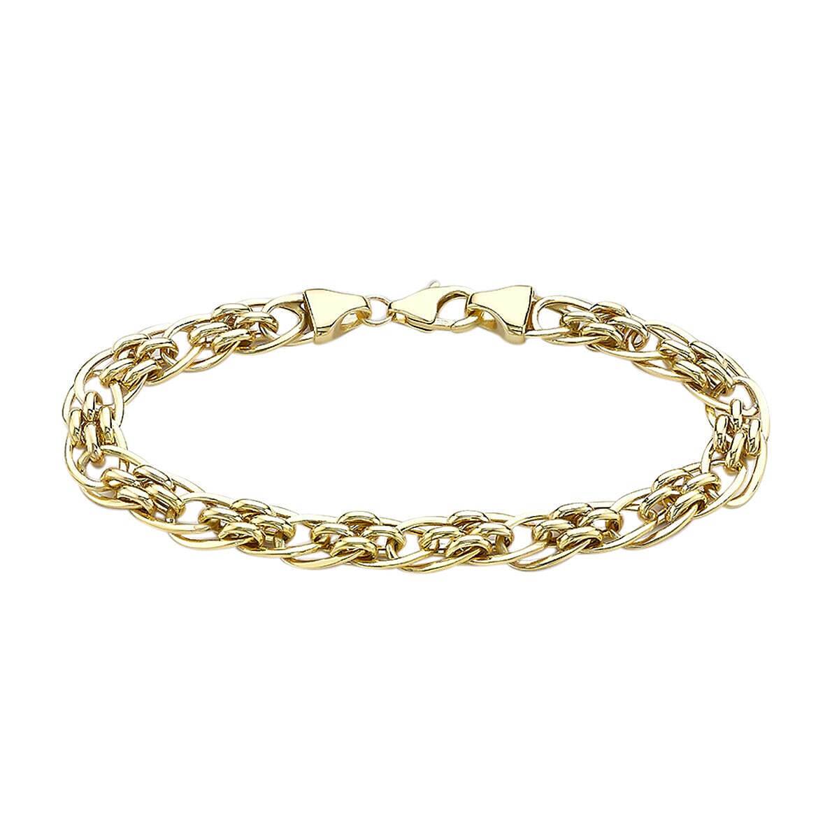 Designer Closeout - 9K Yellow Gold Panther Bracelet (Size - 7.5), Gold Wt. 8.00 Gms