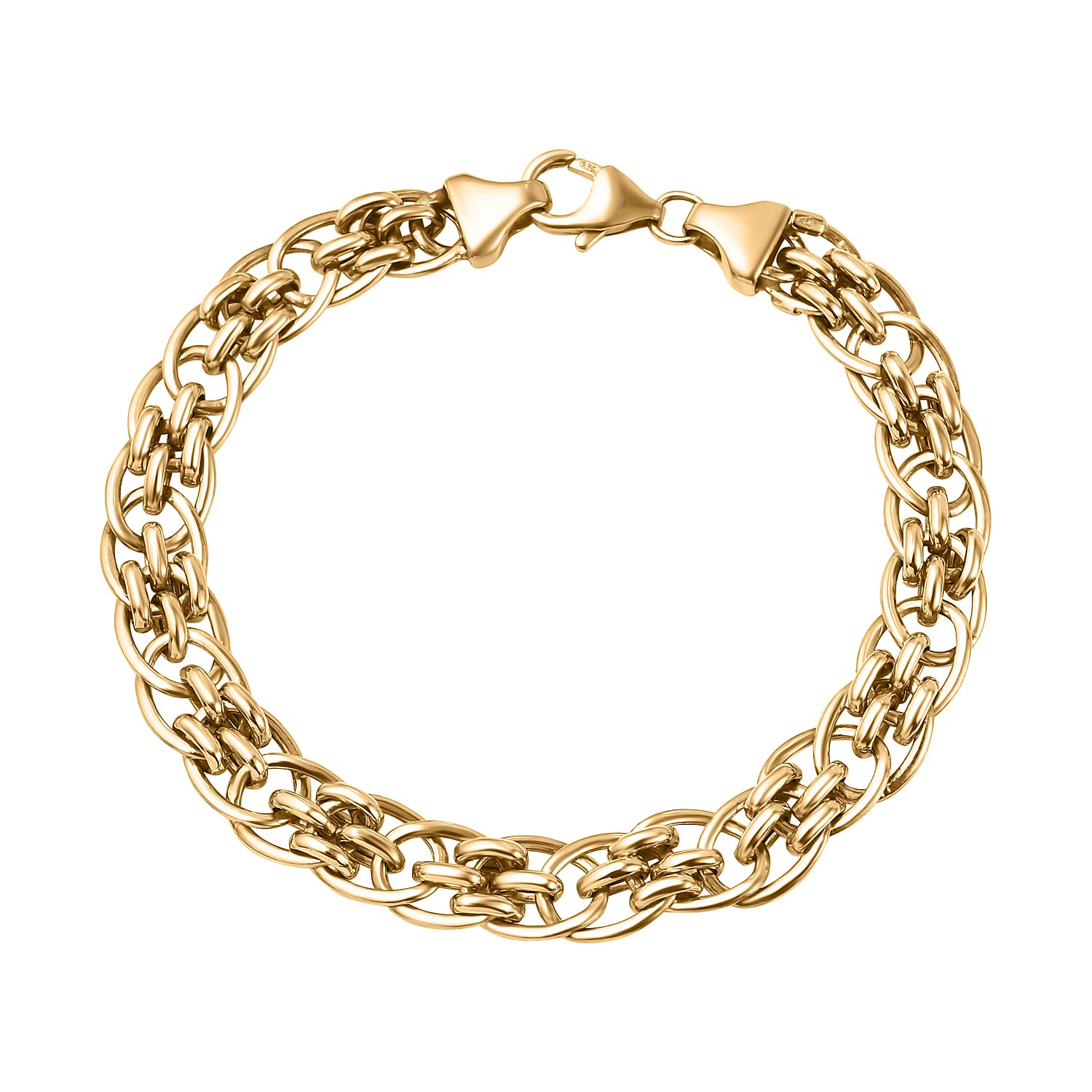 Designer Closeout - 9K Yellow Gold Panther Bracelet (Size - 7.5), Gold Wt. 8.00 Gms