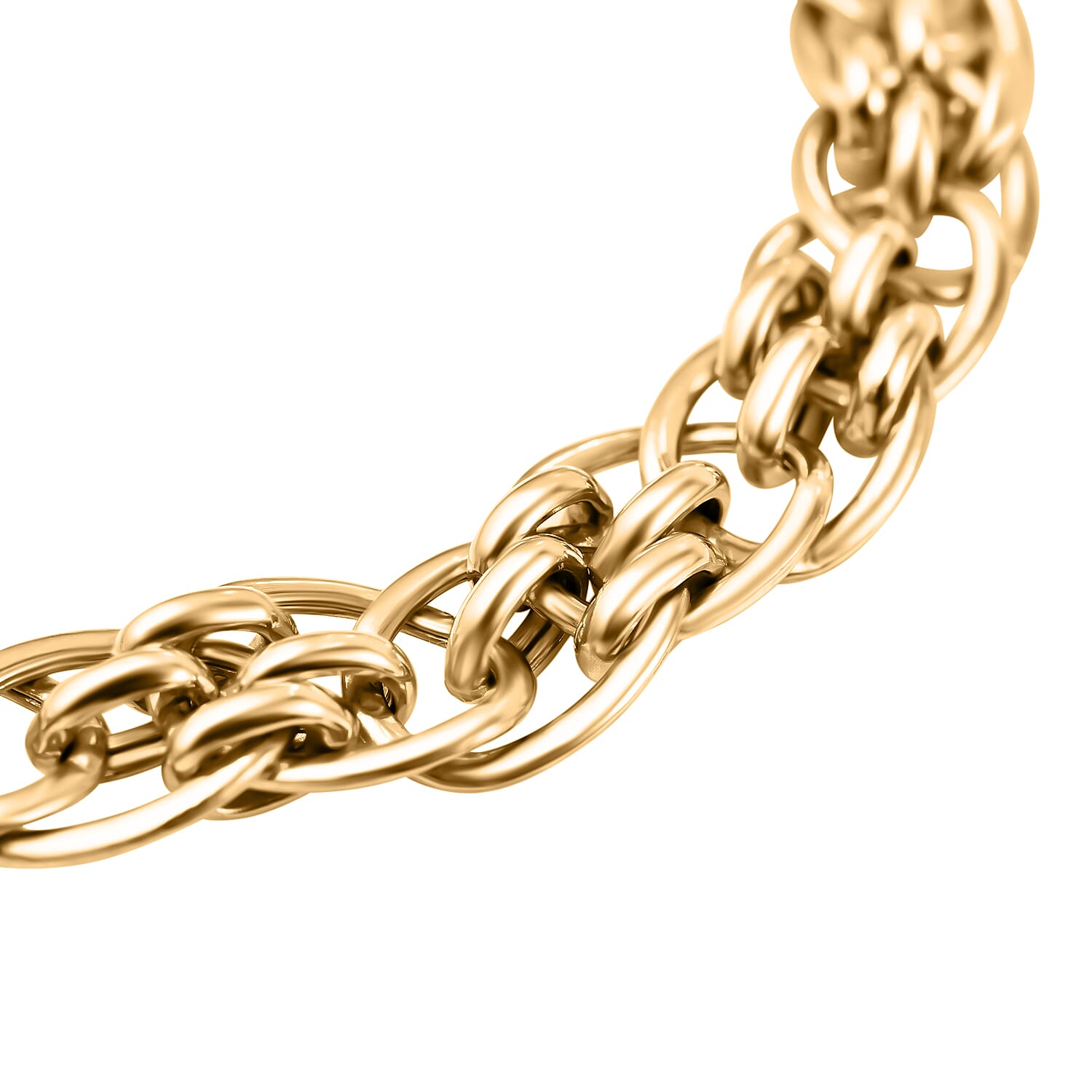 Designer Closeout - 9K Yellow Gold Panther Bracelet (Size - 7.5), Gold Wt. 8.00 Gms