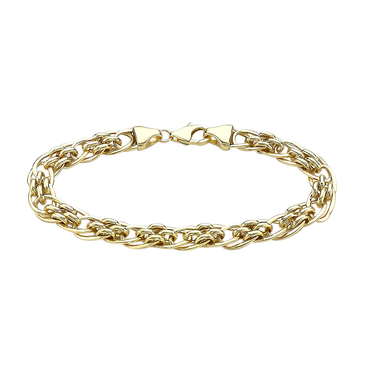 Designer Closeout - 9K Yellow Gold Panther Bracelet (Size - 7.5), Gold Wt. 8.00 Gms