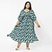TAMSY Printed Midi Kaftan Dress