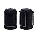 Set of 2 - 30 LED Rechargeable Lanterns (Battery 3xAA, Not Inc.) - Black