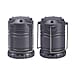Set of 2 - 30 LED Rechargeable Lanterns (Battery 3xAA, Not Inc.) - Black