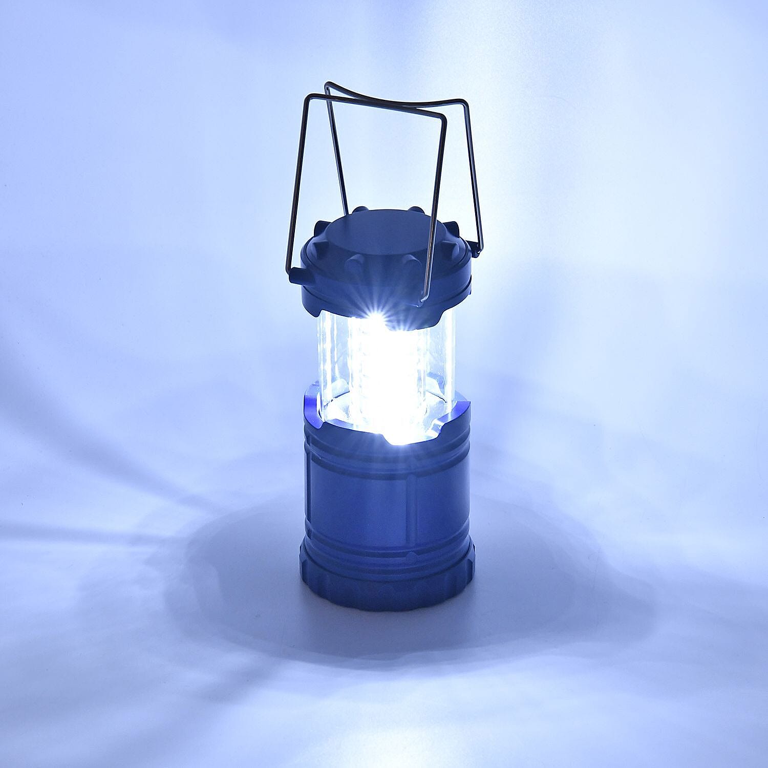 Set of 2 - 30 LED Lantern (Battery 3xAA, Not Inc.) - Blue