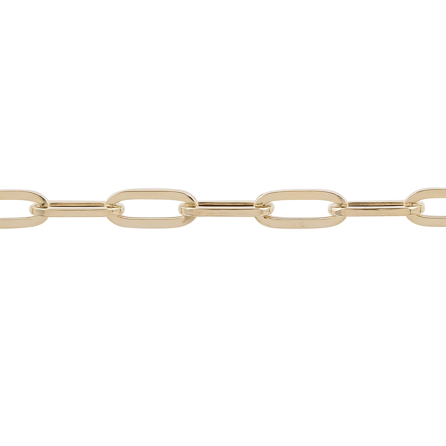 Hatton Garden Close Out- 9K Yellow Gold Paper Clip Necklace (Size - 20) with Lobster Clasp, Gold Wt. 4.50 Gms