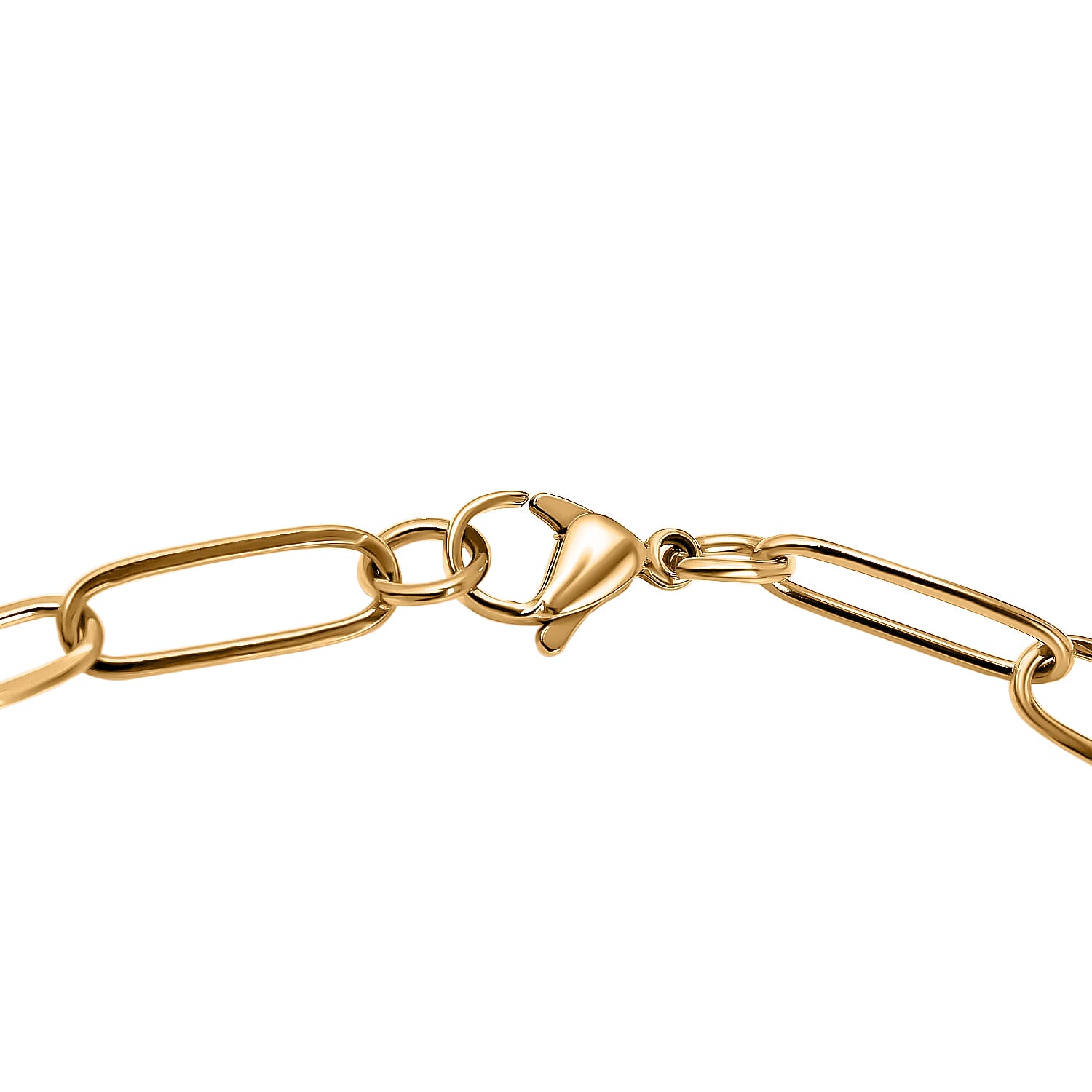 White Shell Pearl Necklace (Size - 18) in Gold Tone