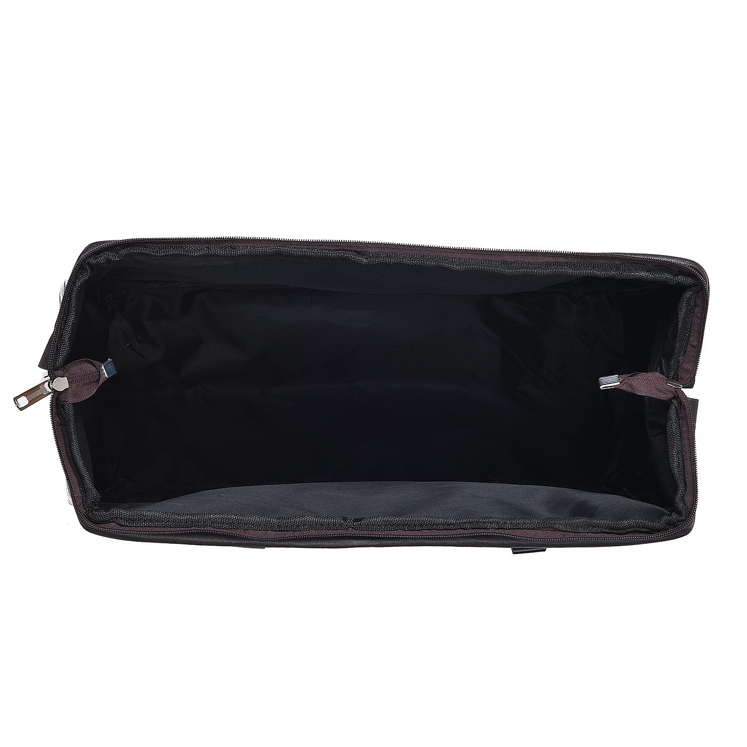 PASSAGE Diamond Pattern Travel Bag with Handle Drop - Shoulder Strap - Grey