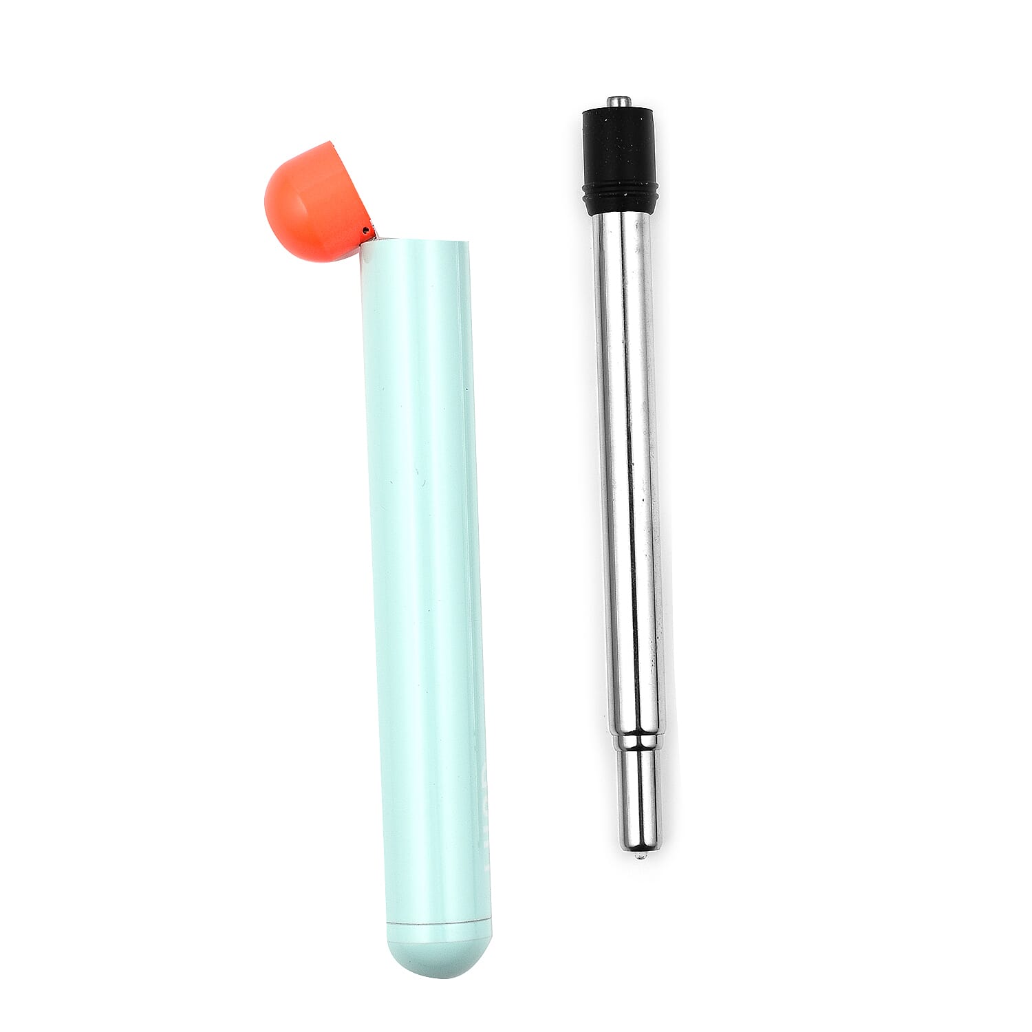 LUND LONDON Skittle Barware Reusable Stainless Steel Straw with Cleaning Brush and Travel Case - Multi