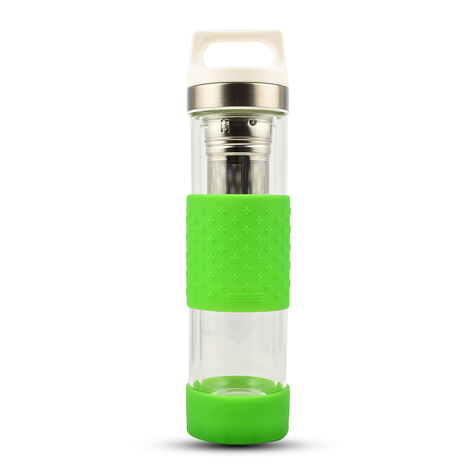 SIGG - Hot & Cold Glass Thermo Flask (0.4L) - Green