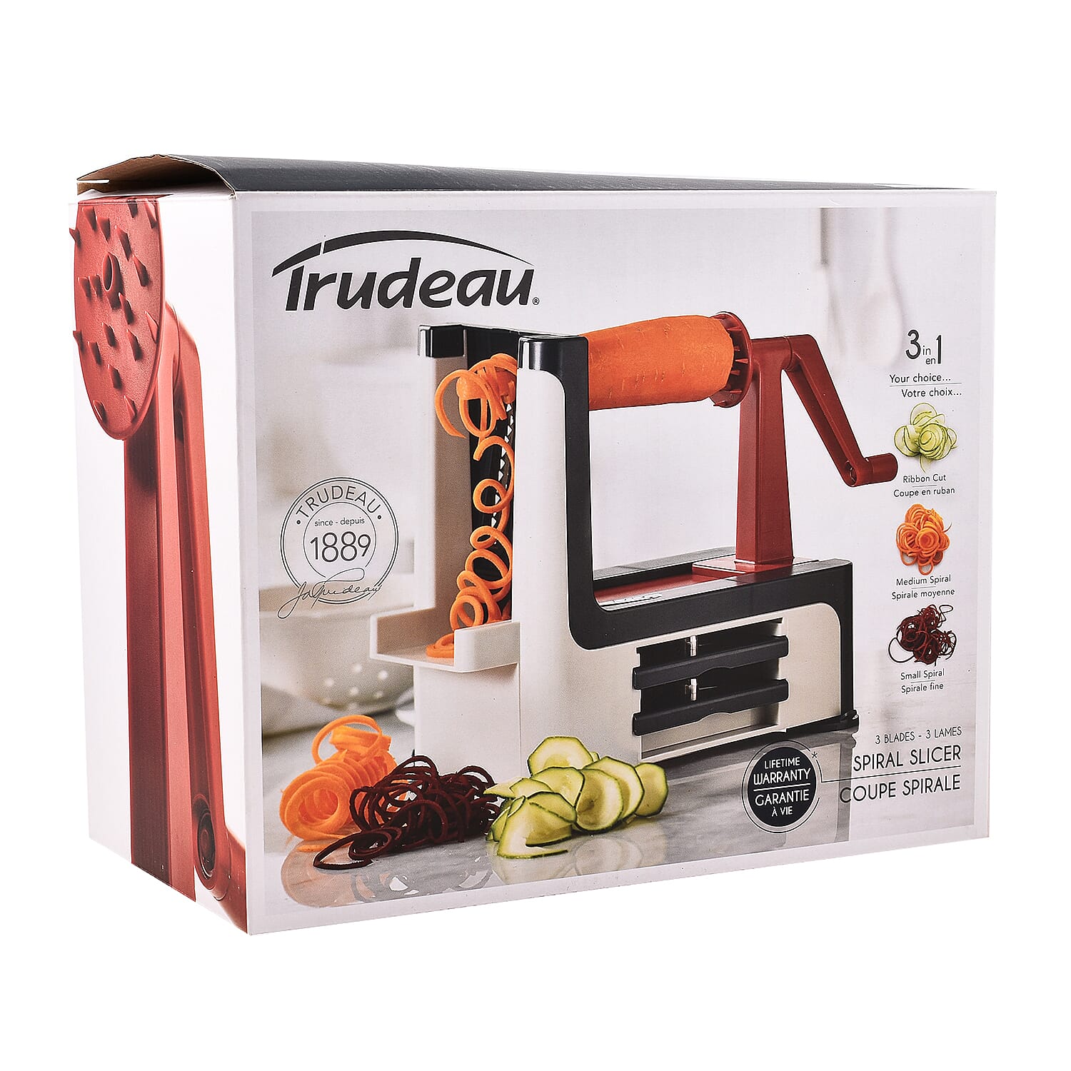 TRUDEAU - Spiral Slicer  Ribbon Veg and Garnish