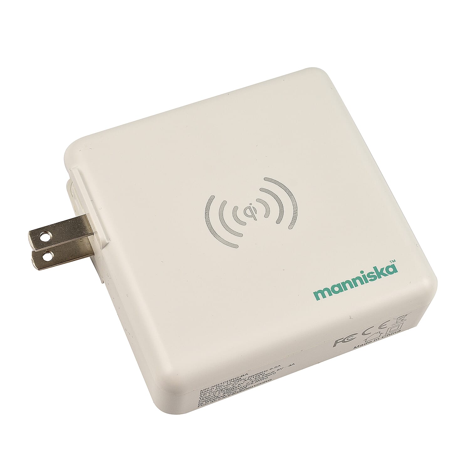 Manniska 8000 mAH Wireless Power Bank with Digital Display 3-in-1 Super Worldwide Charger