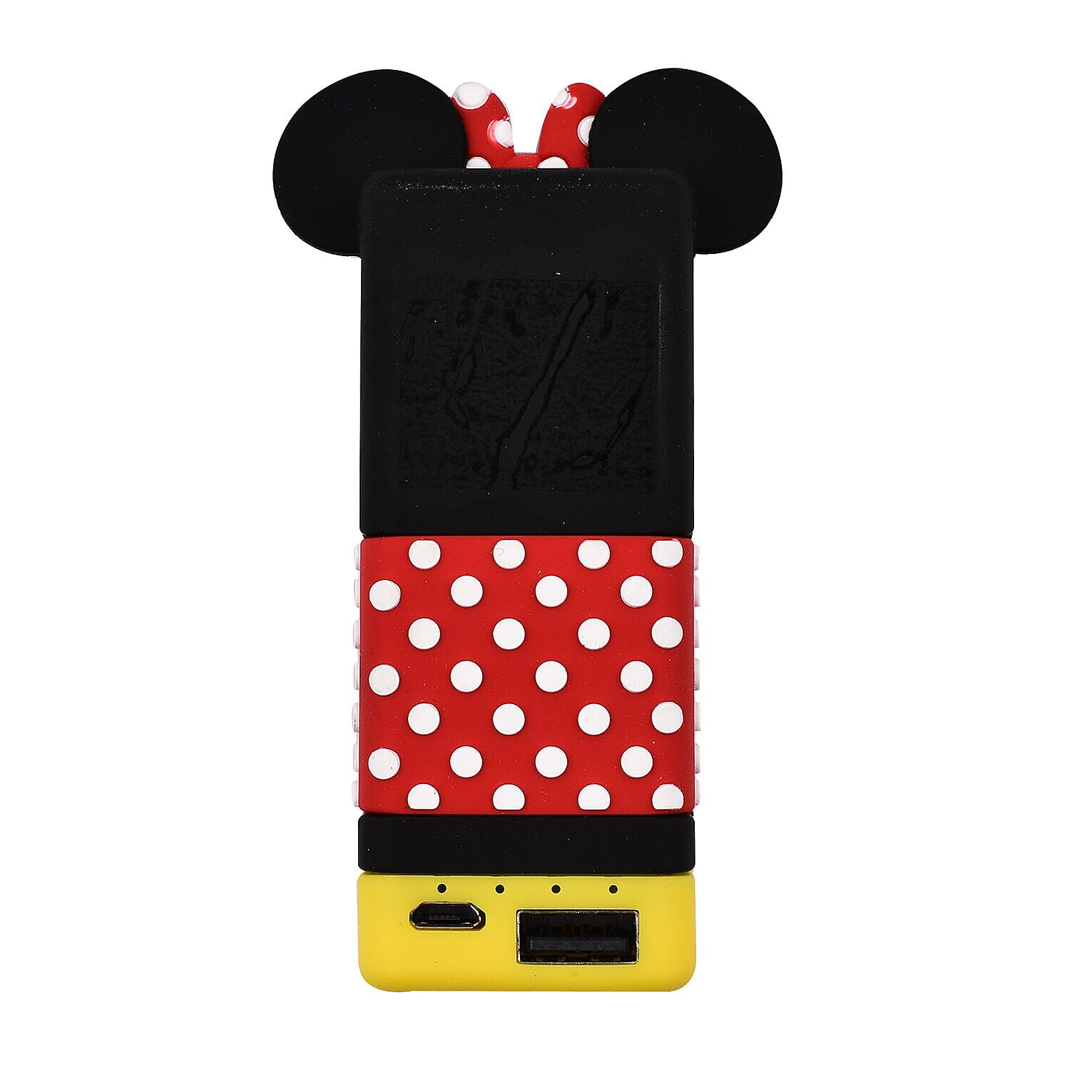 Close Out Deal - Powersquad Disney Minnie Mouse 3D 5000mAh Powerbank - Black & Red