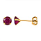 9K Yellow Gold AA Hebei Peridot Earrings (with Push Back)