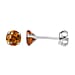 9K White Gold 1 Carat AA Moissanite Solitaire Stud Earrings With Post Push Back