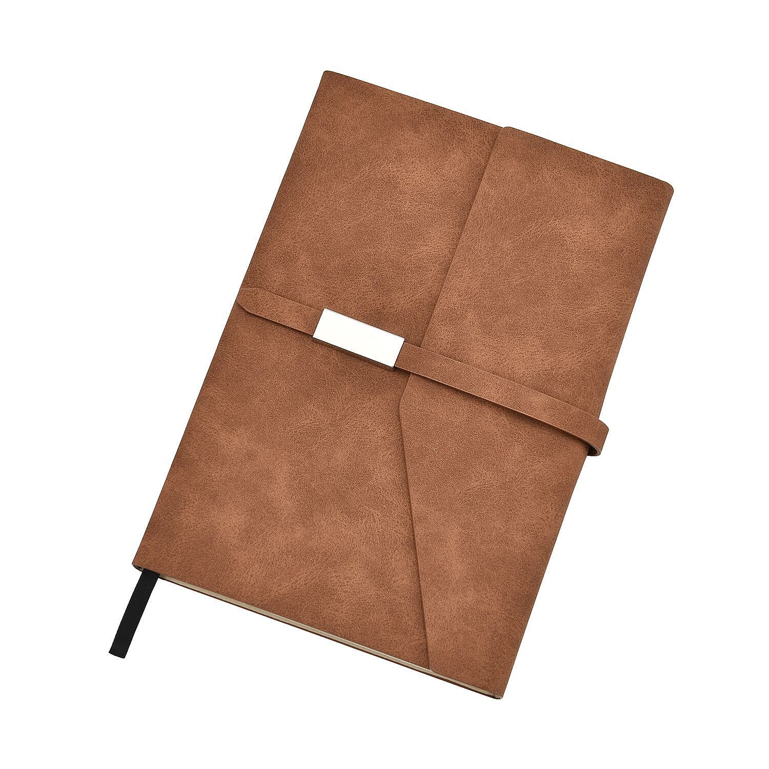Classic A5 Notebook and Pen Gift Set - Brown