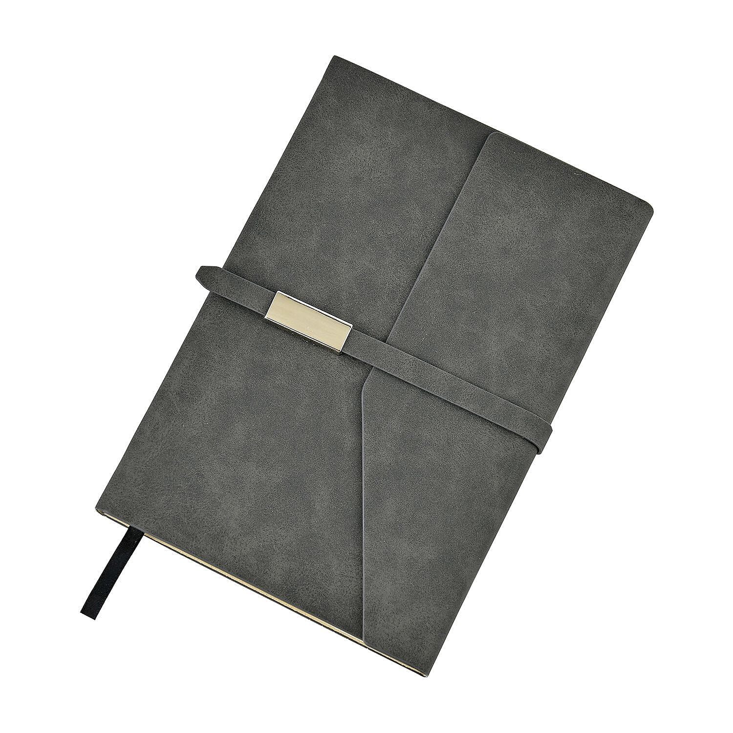 Classic A5 Notebook and Pen Gift Set - Grey