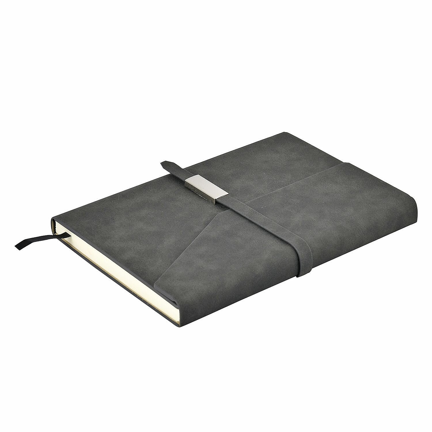 Classic A5 Notebook and Pen Gift Set - Grey