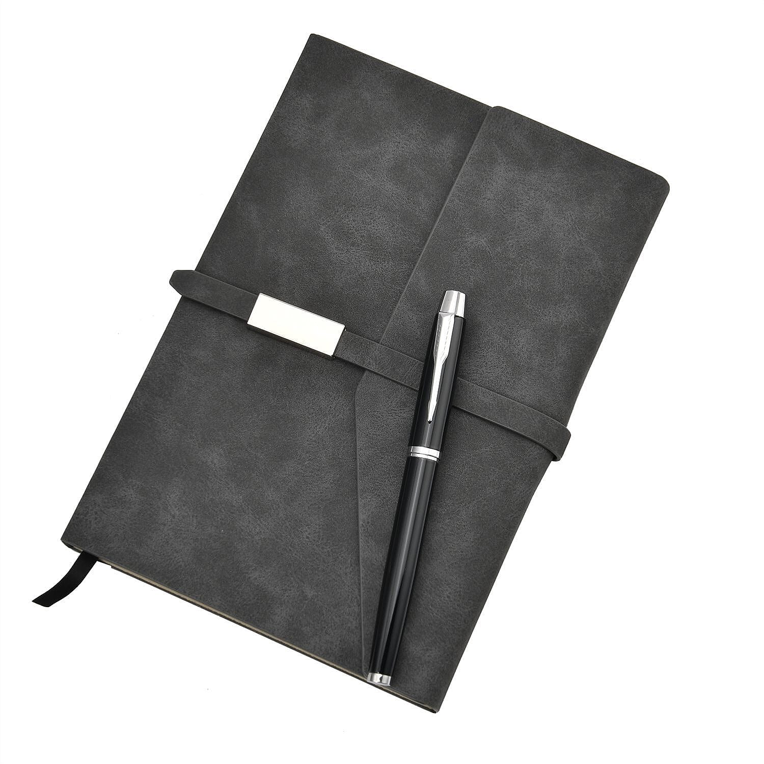 Classic A5 Journal and Pen Gift Set - Black