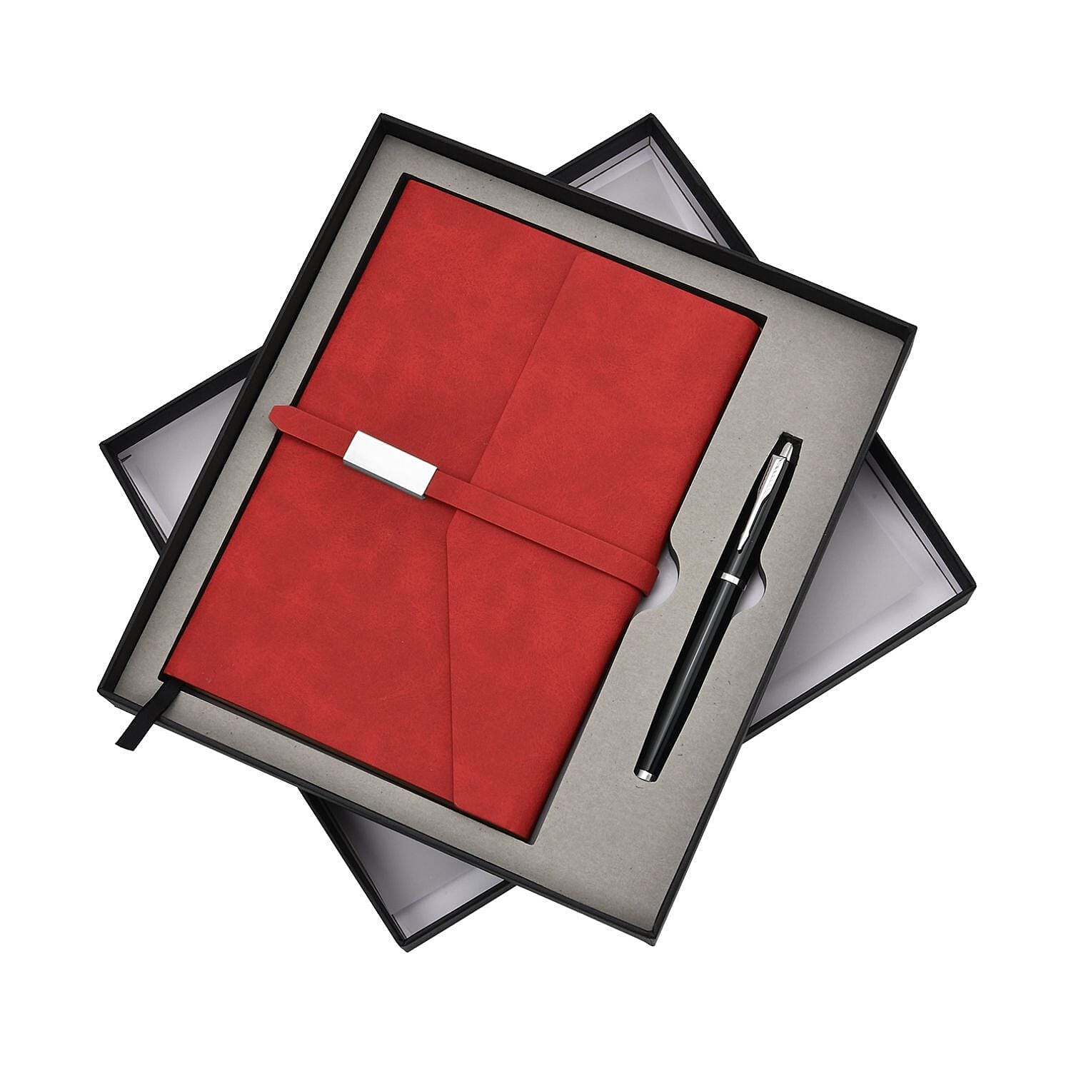 Classic A5 Journal and Pen Gift Set - Red