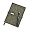 Classic A5 Notebook and Pen Gift Set - Brown & Black