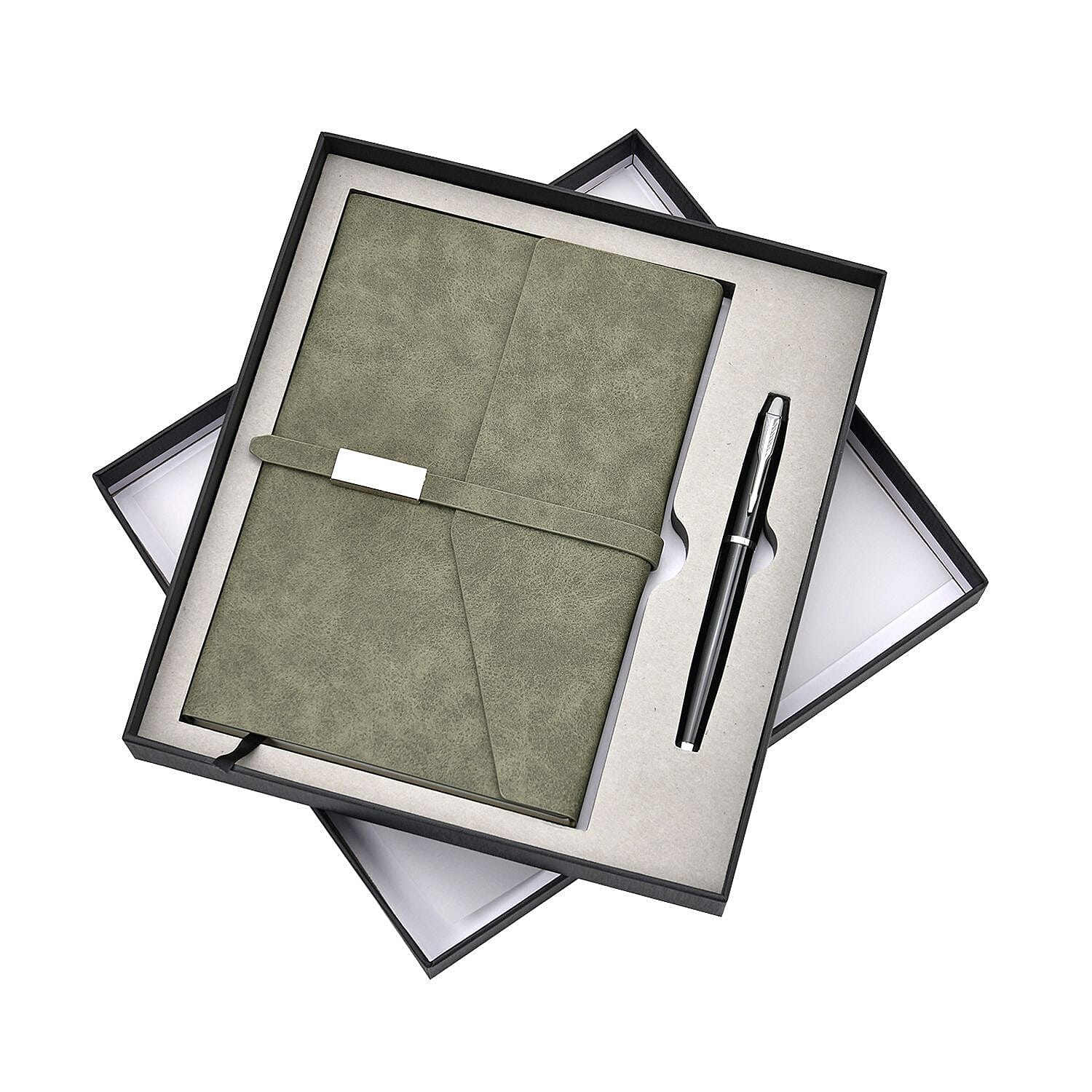 Classic A5 Notebook and Pen Gift Set - Green