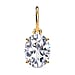 9K Yellow Gold Pendant 1.35 Ct.