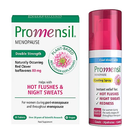 Promensil Menopause Double Strength 30s with Cooling Spray 75ml