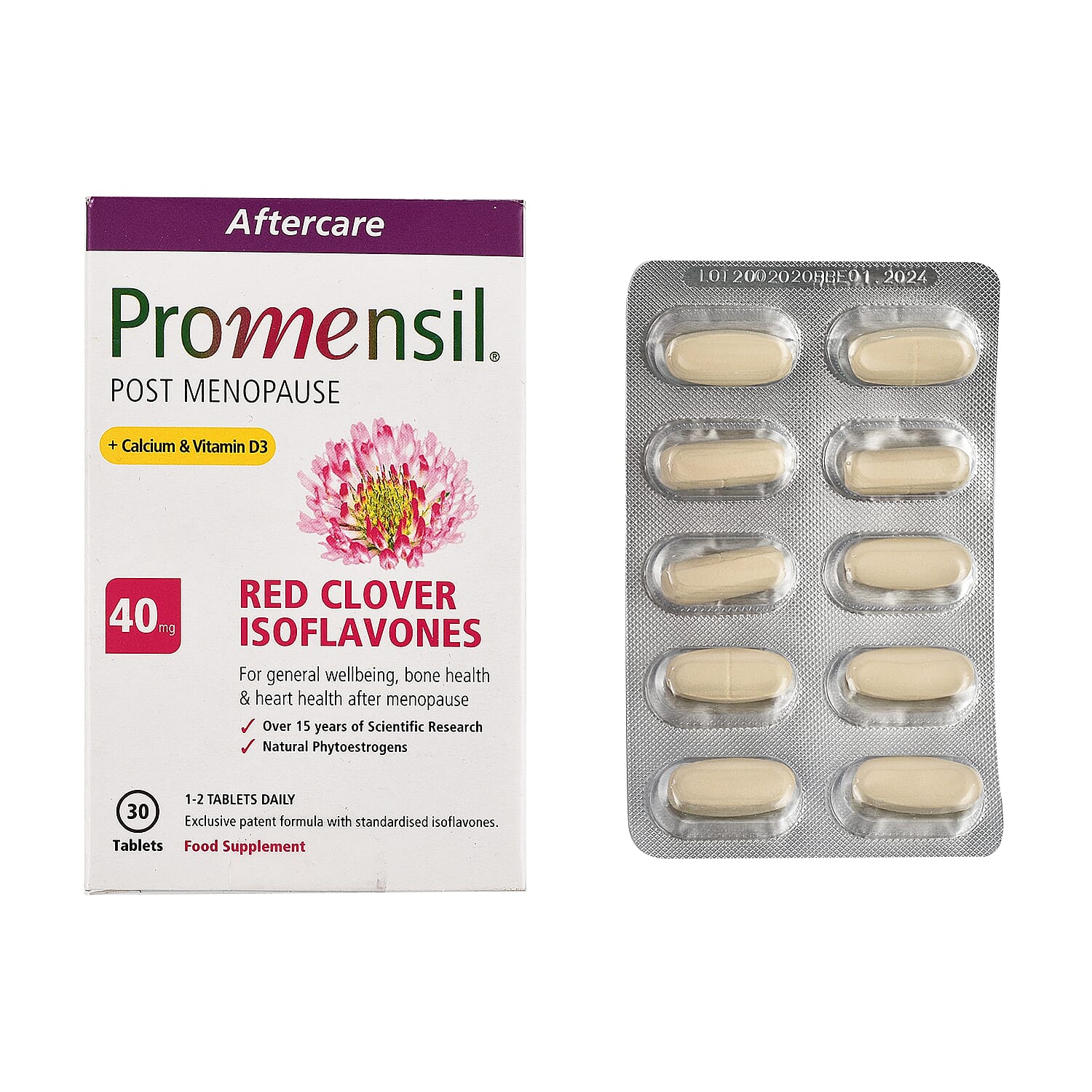 Promensil Post Menopause 30s (40mg Red Clover Isoflavones)