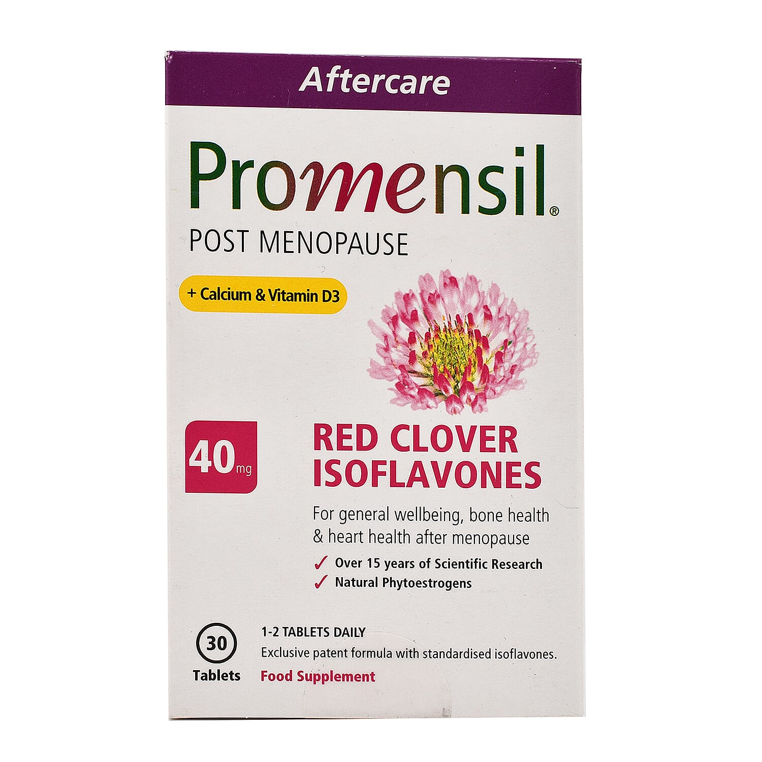 Promensil Post Menopause 30s (40mg Red Clover Isoflavones)