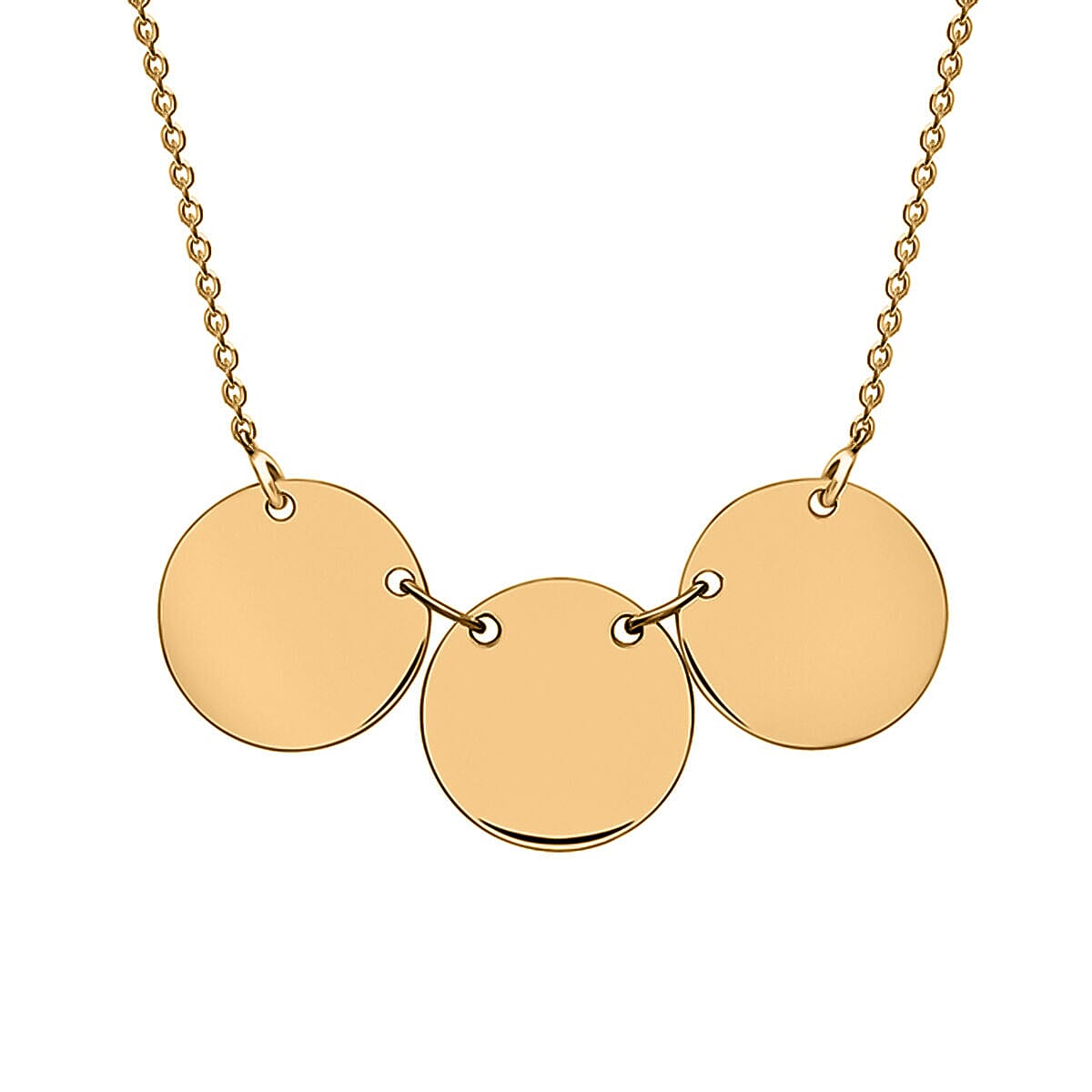 9K Yellow Gold  NecklaceE (Size - 17),  Gold Wt. 2.9 Gms