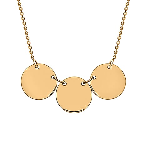 9K Yellow Gold  NecklaceE (Size - 17),  Gold Wt. 2.9 Gms