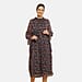TAMSY Printed Dress - Black