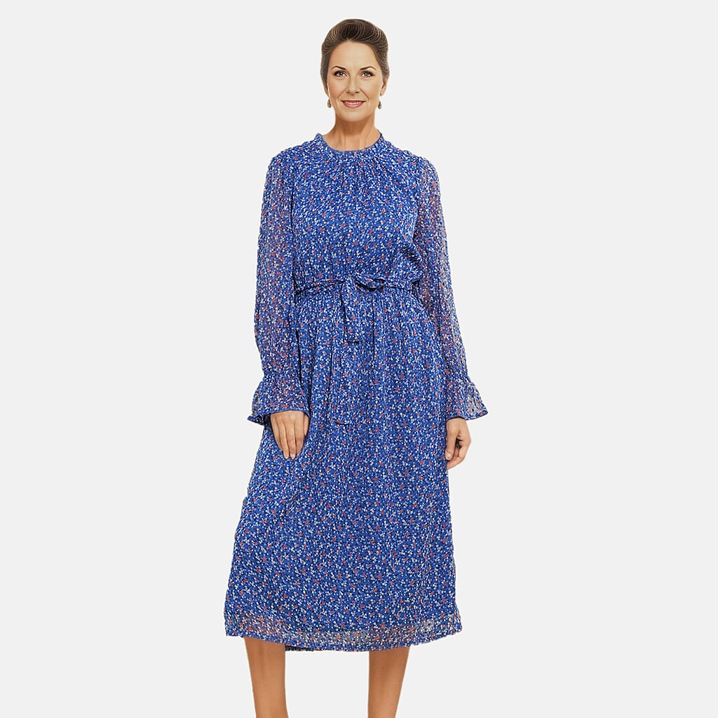 TAMSY Printed Dress - Black