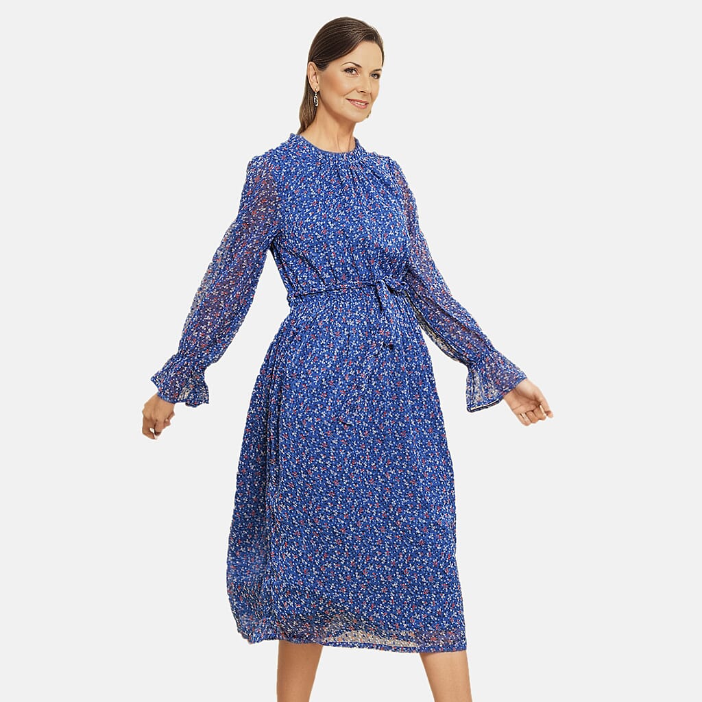 TAMSY Printed Dress - Black