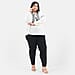 Tamsy Viscose Embroidery Top with Doori Tassel Full Sleeves - White