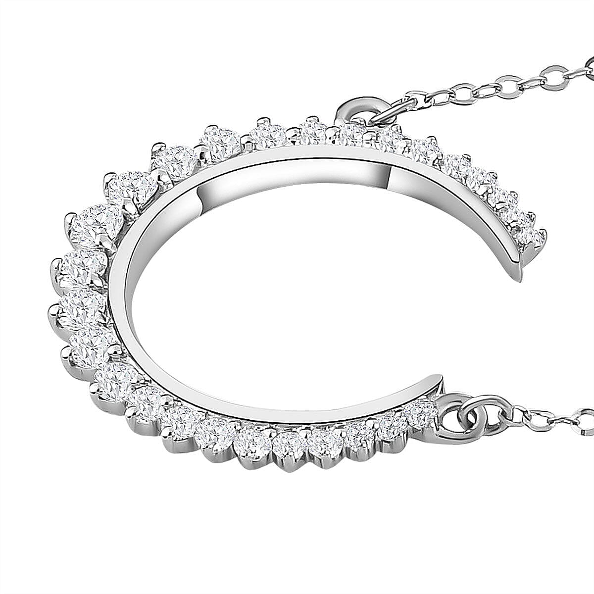 RHAPSODY 950 Platinum IGI Certified Diamond (VS-E-F) Necklace(Size - 18) 0.50 Ct.