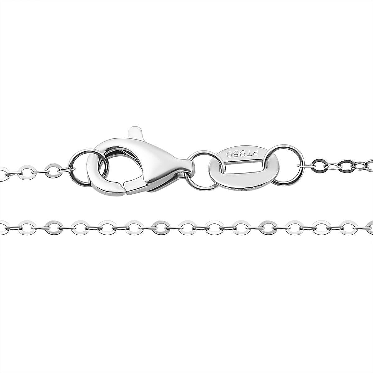 RHAPSODY 950 Platinum IGI Certified Diamond (VS-E-F) Necklace(Size - 18) 0.50 Ct.