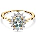 Princess Diana Inspired Halo Ring in Sterling Silver