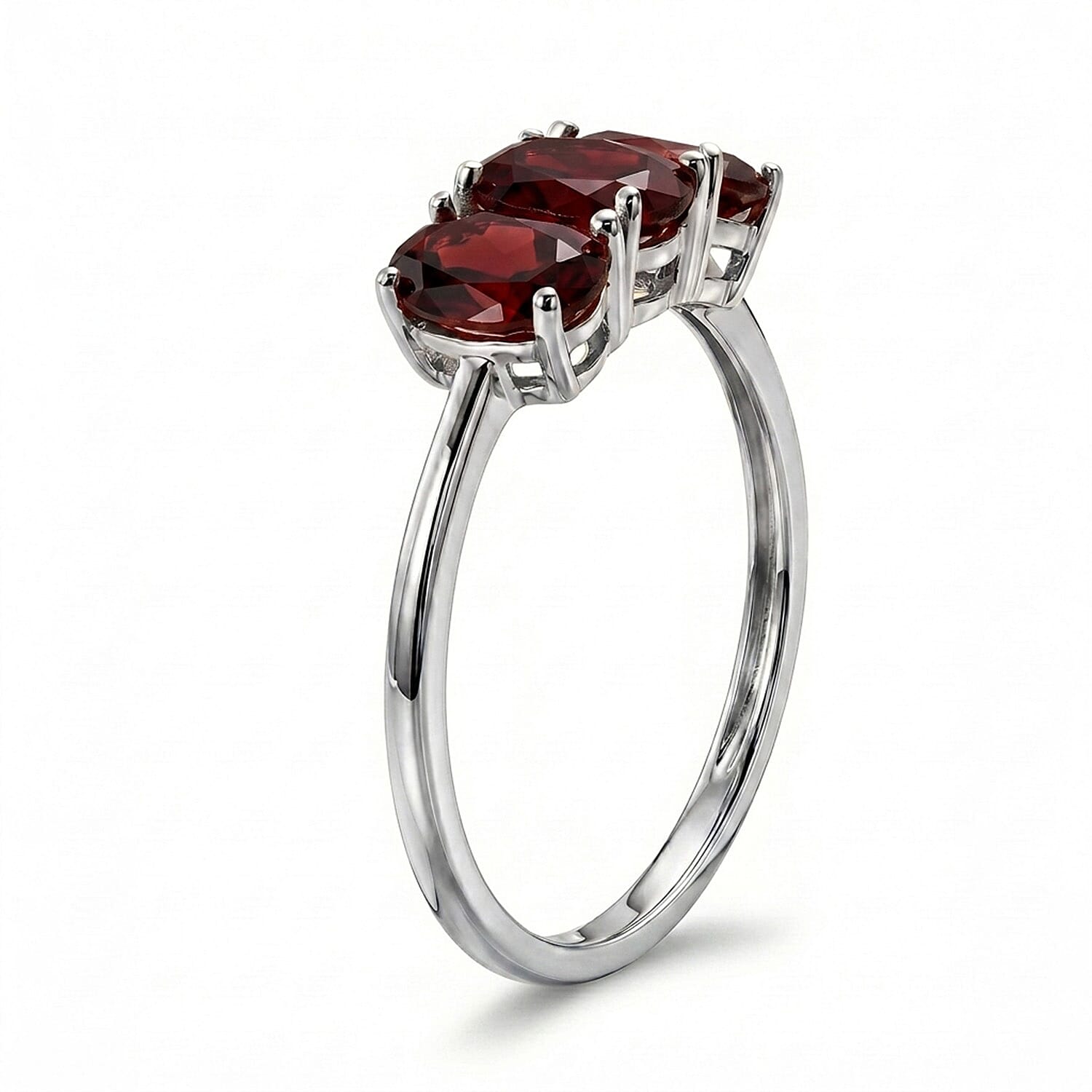 Trilogy Ring in Sterling Silver
